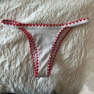 red/white bikini bottom
